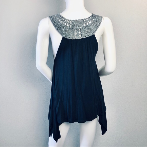 Wilster Black Sleeveless Blouse Tank Top - Picture 2 of 7